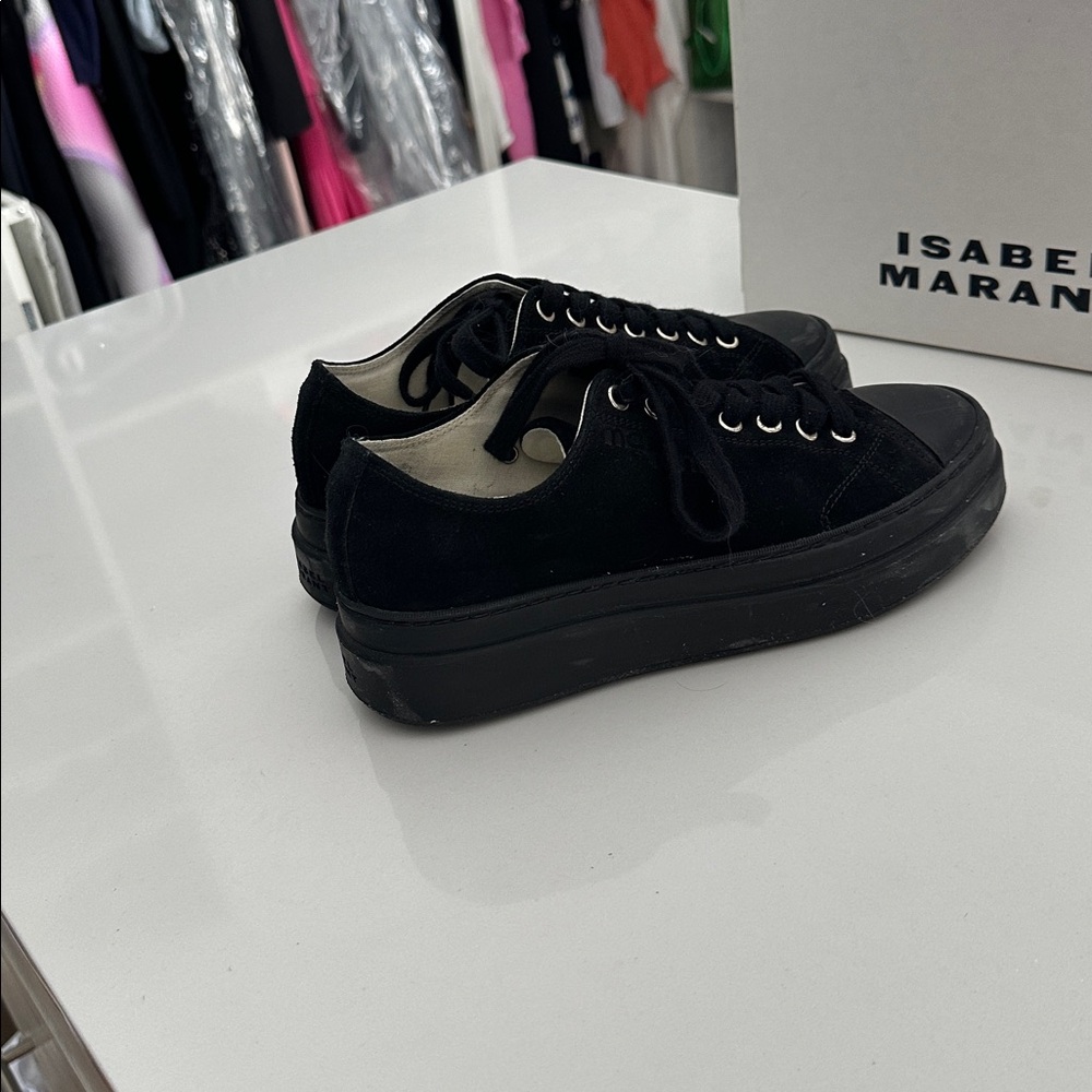 Black Platform Sneakers Isabel Marant - Picture 2 of 5